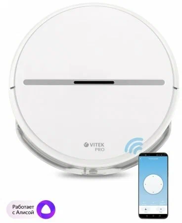 Обзор робота-пылесоса VITEK VT-1807: бюджетный умный помощник с влажной уборкой и Wi-Fi управлением