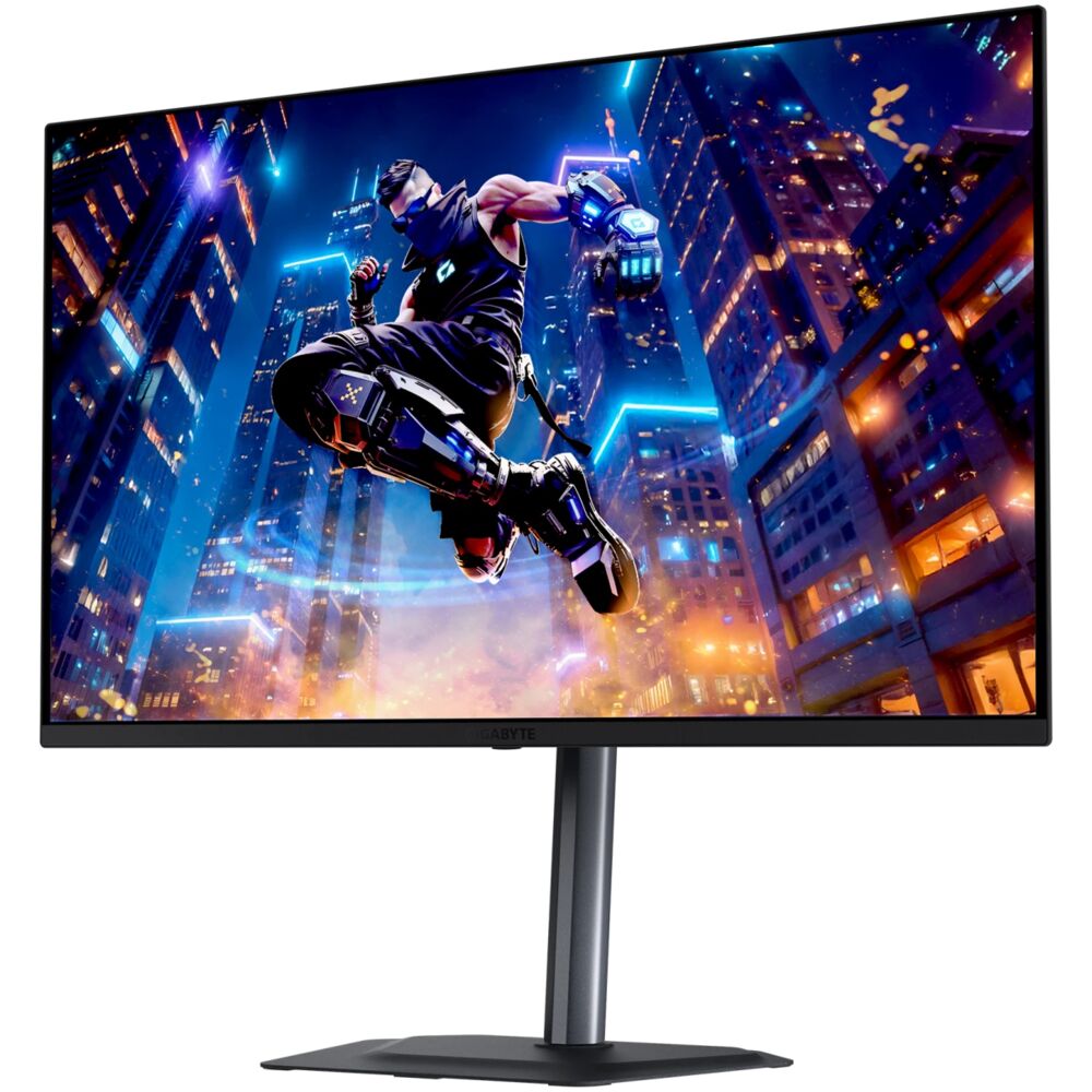 Gigabyte MO32U2 панель QD-OLED крупный план