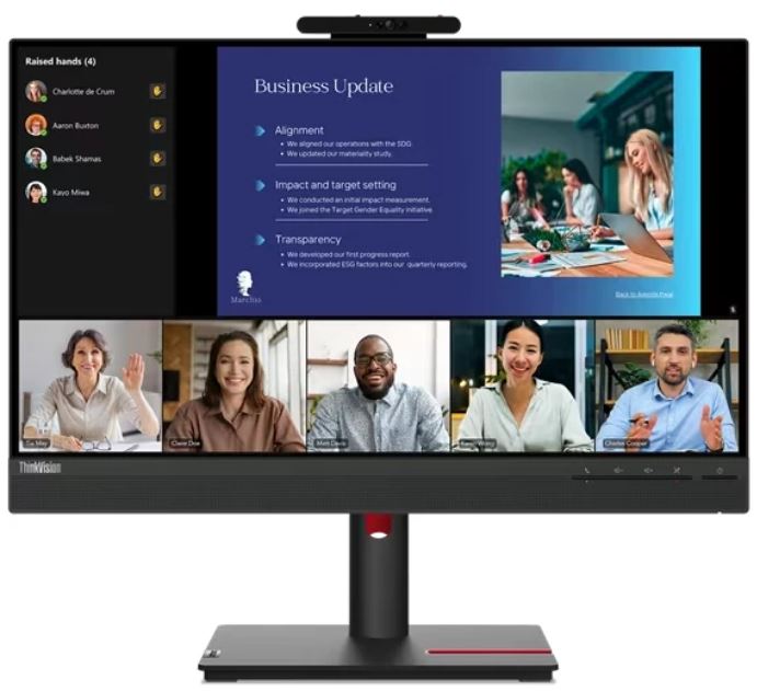 Обзор монитора Lenovo ThinkVision T24v-30 (63D8MAT3EU): идеальное решение для видеоконференций и офисной работы