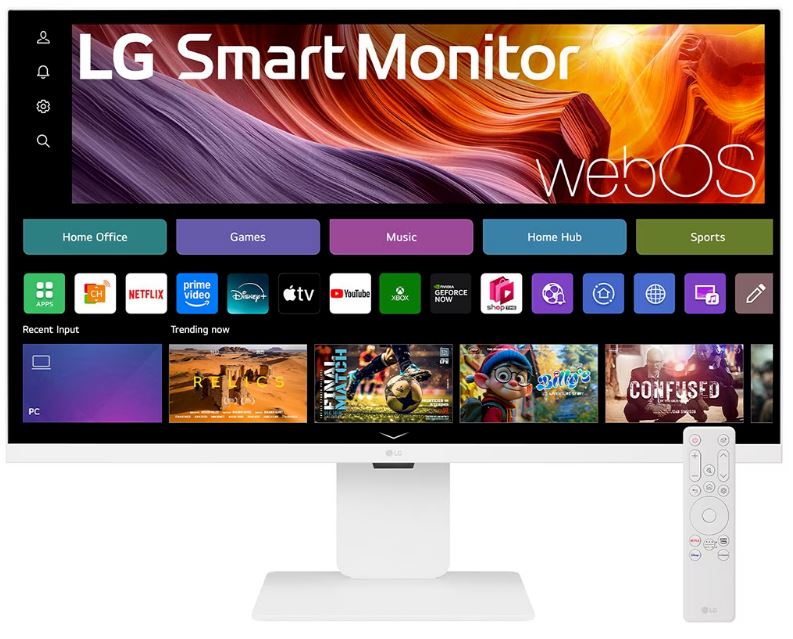 Обзор LG 32U830SA-W: умный 4K-монитор с webOS, USB-C 65W и AirPlay 2 — идеальный центр домашнего офиса?