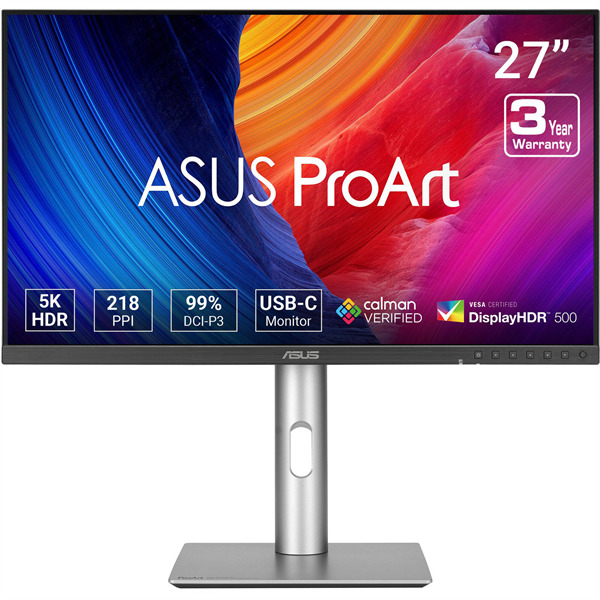 Обзор ASUS ProArt PA27JCV: профессиональный 5K монитор с эталонной точностью цвета и плотностью пикселей 218 PPI