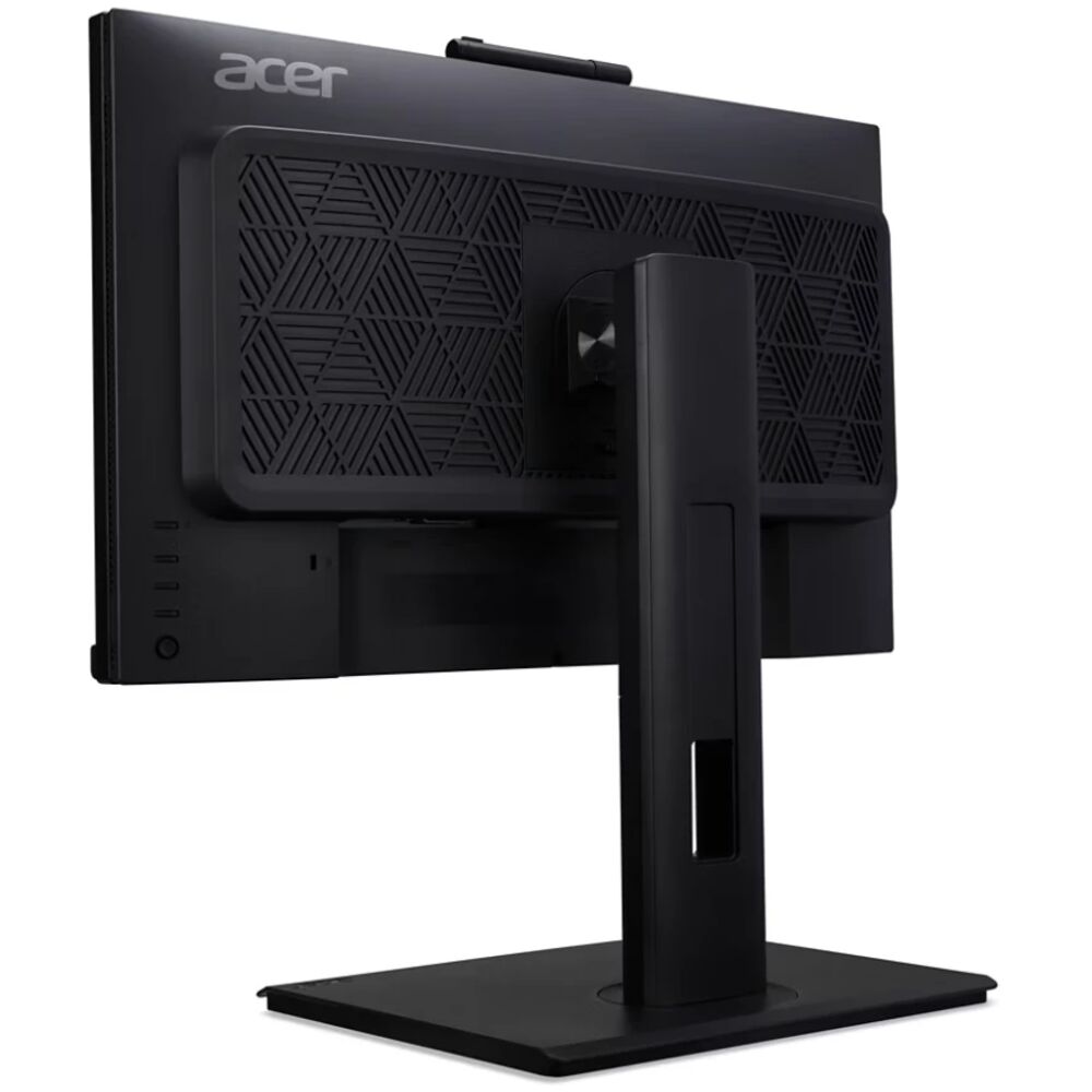 Acer B278U — вид спереди на фоне рабочего места