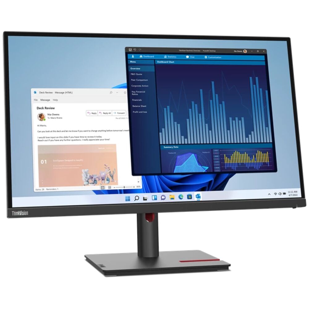 Lenovo ThinkVision T27p-30 дизайн и рамка