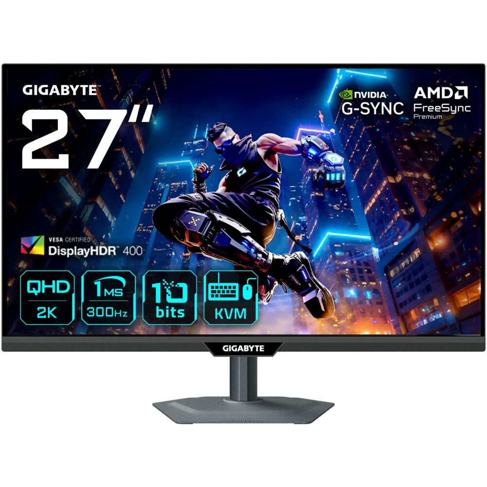 Gigabyte M27Q3 EK — комплектация и упаковка