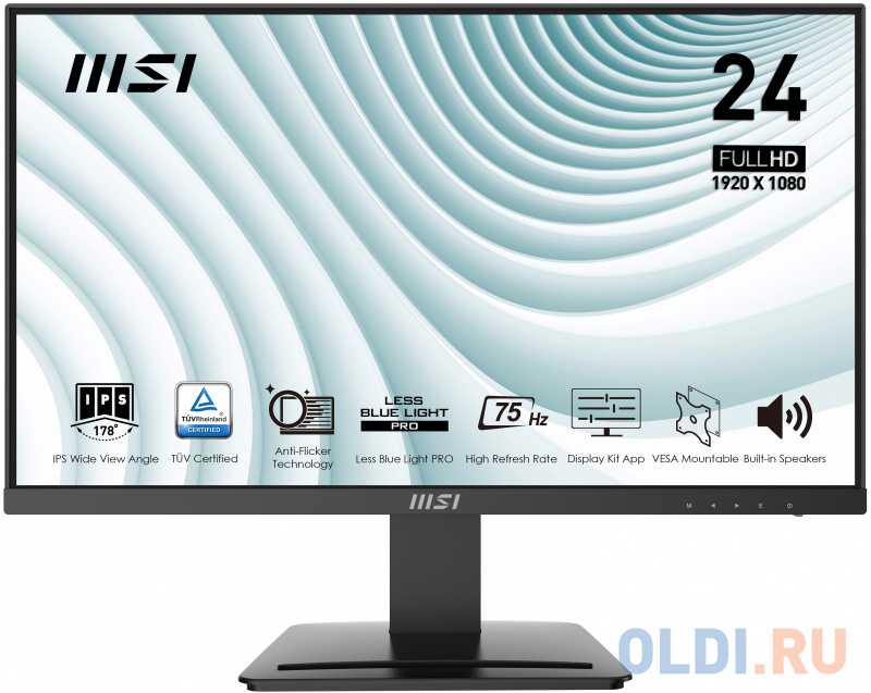 Обзор MSI PRO MP243: универсальный офисный монитор с комфортными функциями для повседневной работы
