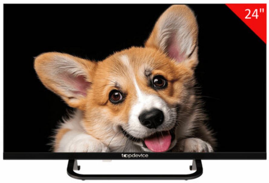 Обзор Topdevice TDTV24CS03H_BK: компактный смарт-телевизор с YaOS и голосовым управлением