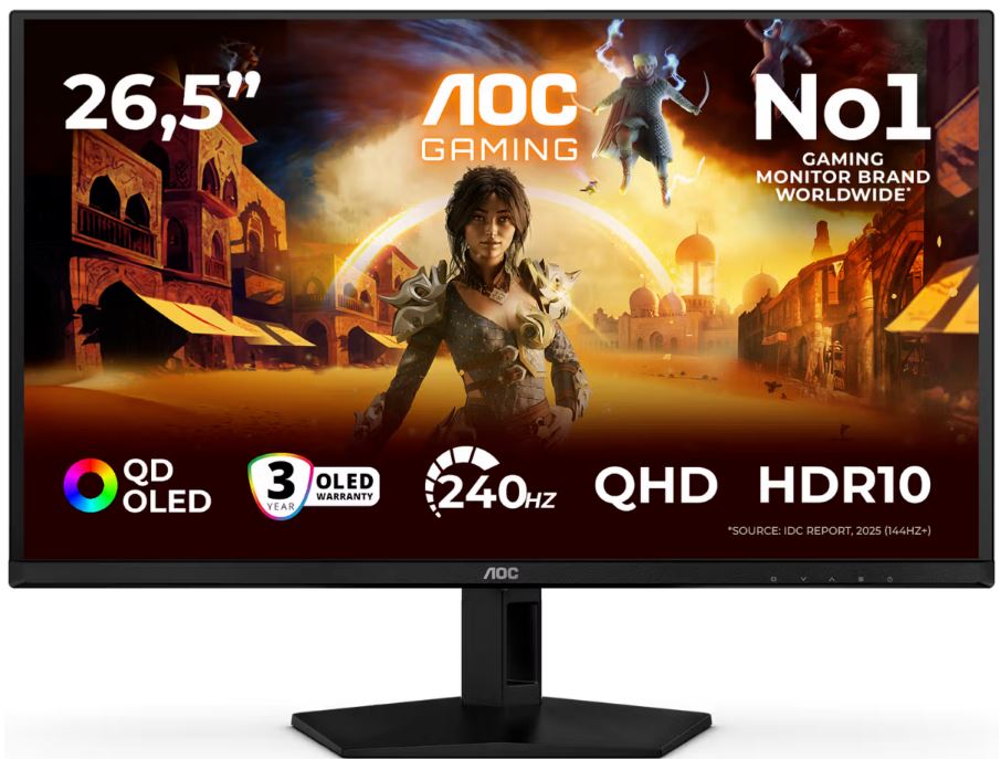 Обзор AOC Q27G41ZDF: доступный QD-OLED монитор 240 Гц с разрешением 2K для геймеров и контент-мейкеров