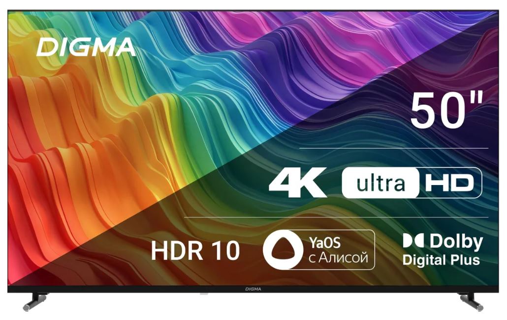 Итоговый вердикт телевизора Digma DM-LED50UBB33