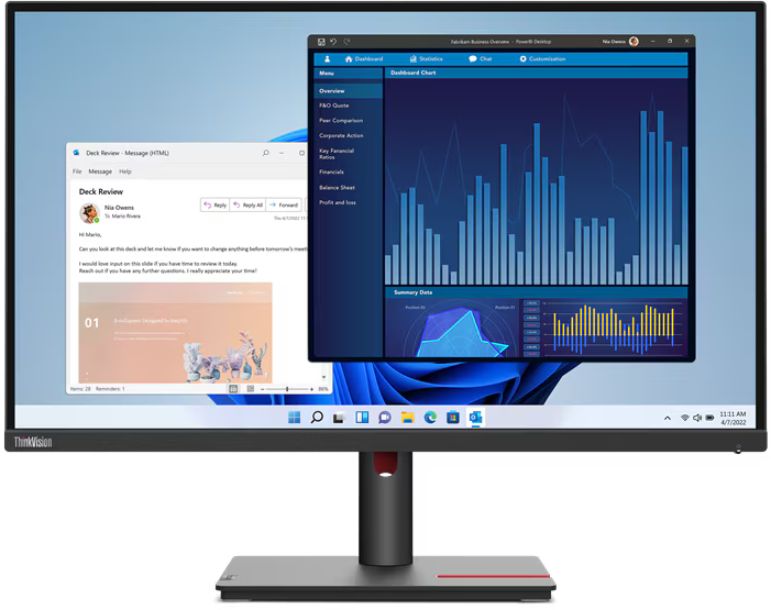 Обзор Lenovo ThinkVision T27p-30 (63A9GAT1EU): профессиональный 4K-монитор с USB-C для продуктивной работы