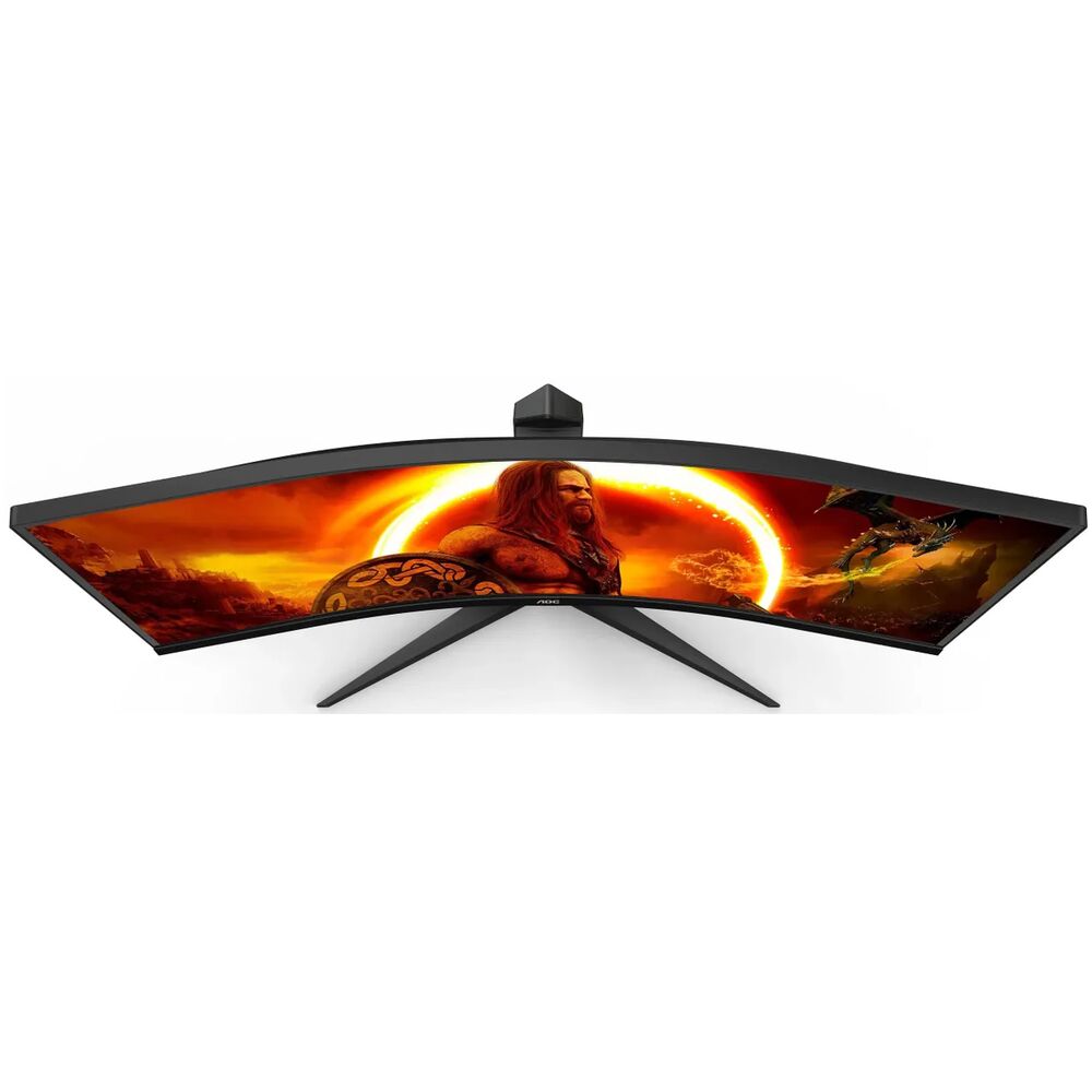 AOC CU34G2XP — детализация экрана, текст и цвета