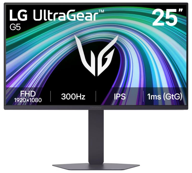 Обзор LG UltraGear 25G550B-B: геймерский IPS-монитор 25" с частотой 300 Гц — всё о скорости, цвете и эргономике
