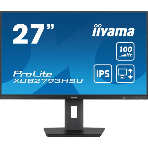 Обзор iiyama ProLite XUB2793HSU-B6: 27-дюймовый IPS-монитор с 100 Гц, эргономичной подставкой и USB-хабом для офиса и домашней работы