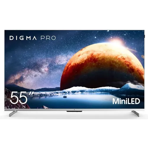 Обзор Digma Pro 55Q: QLED Mini LED телевизор с 144 Гц и Google TV — реальный тест 2026 года