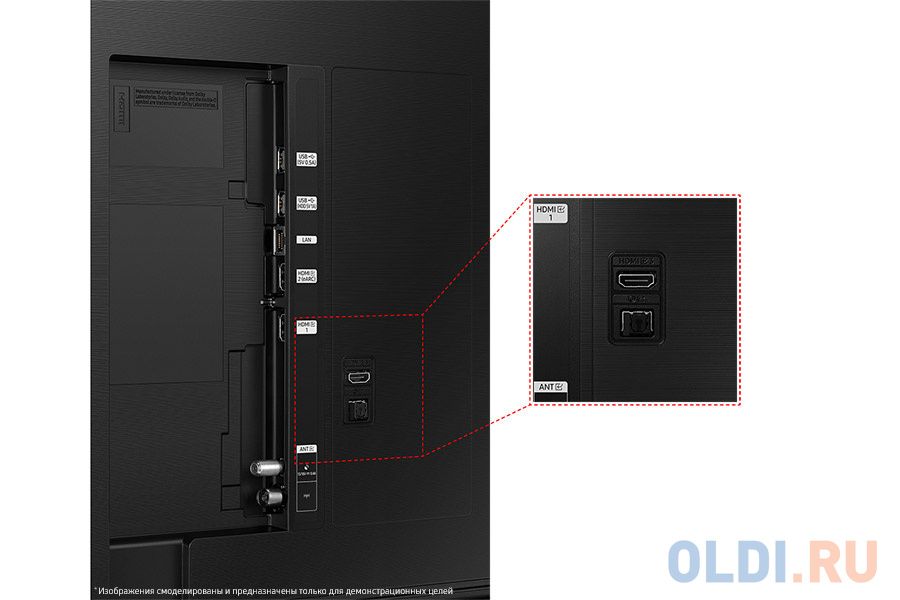 Samsung QE50Q60CAUXRU в интерьере