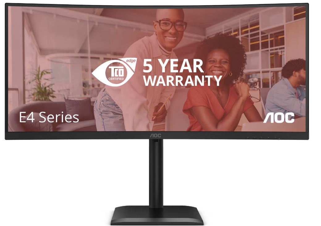 Обзор AOC CU34E4CV: 34-дюймовый изогнутый ультраширокий монитор с USB-C докстанцией, KVM и Ethernet для профессионального рабочего места