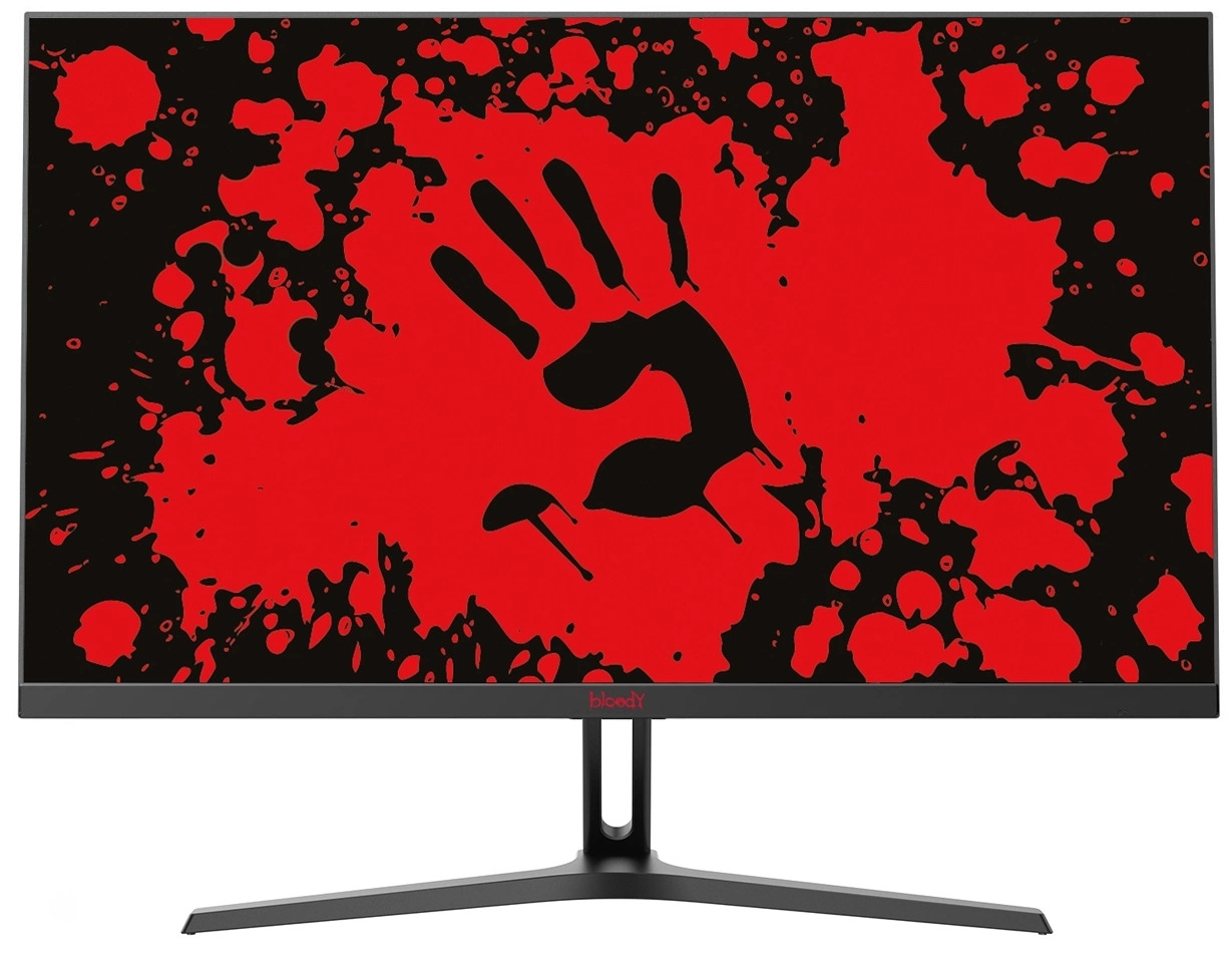 Процесс тестирования монитора Bloody MN270F