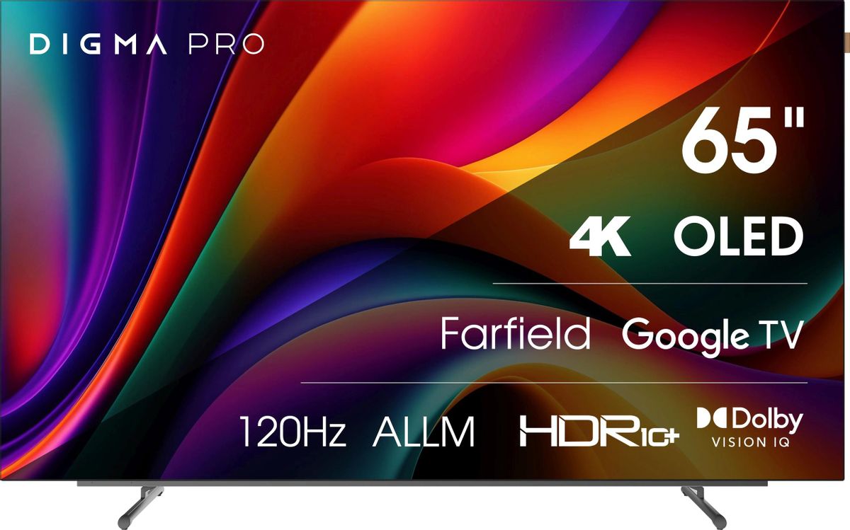 Digma Pro OLED 65M: премиальный OLED телевизор с Google TV для требовательных пользователей