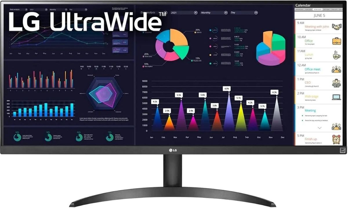 Многозадачность на LG 34WQ500-B.ARUZ