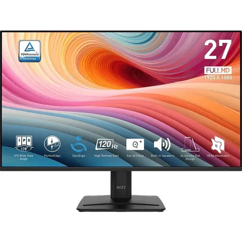 MSI PRO MP275W E2 — вид сзади и интерфейсы