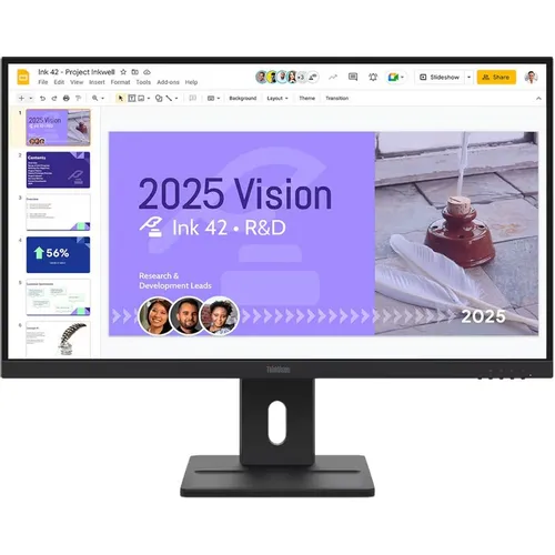 Обзор Lenovo ThinkVision E27Q-40 (64BDGAT4UK): профессиональный 27-дюймовый QHD-монитор для офиса и удалённой работы