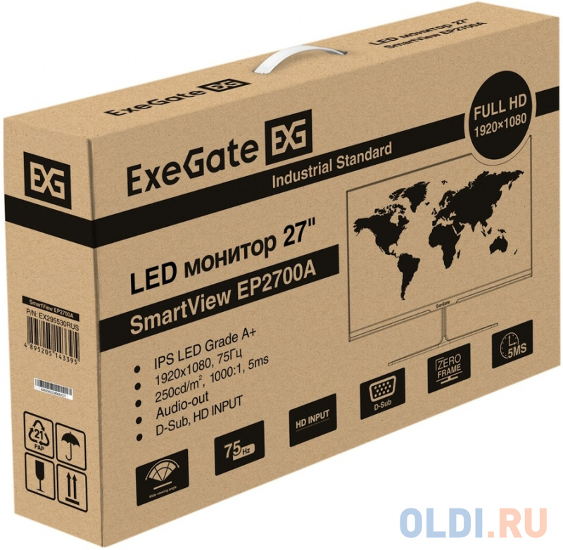 Сравнение Exegate SmartView EP2700A с конкурентами
