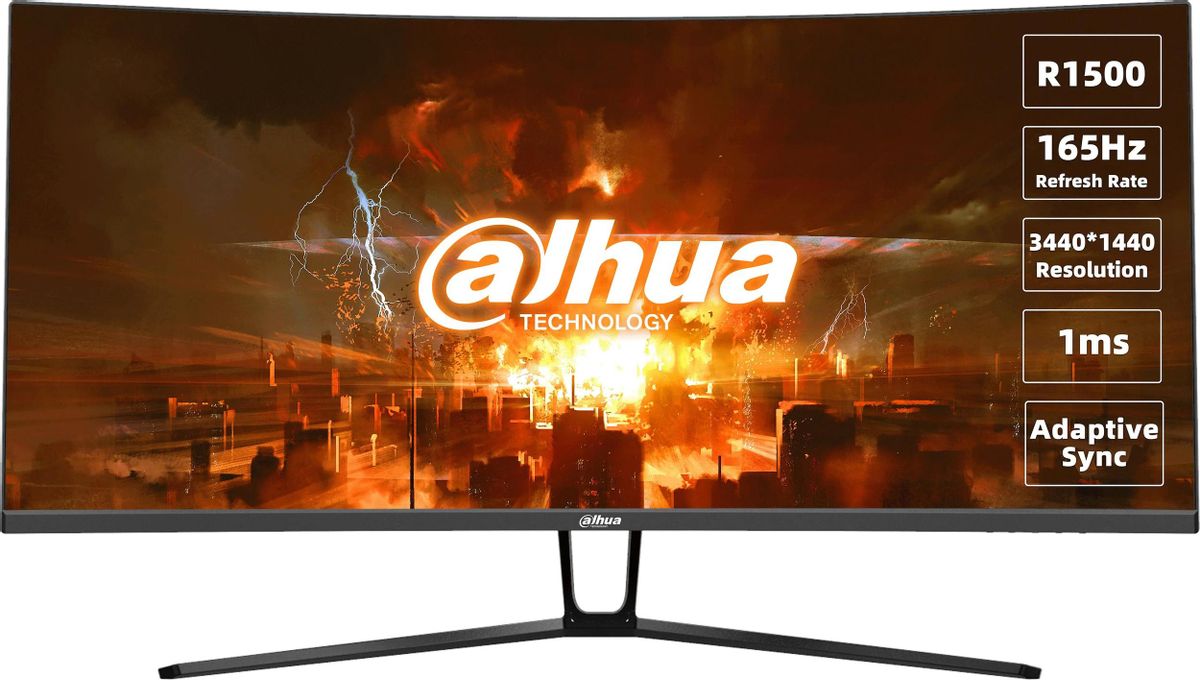 Обзор Dahua DHI-LM34-E330C: изогнутый ультраширокий игровой монитор — погружение в новое измерение игр