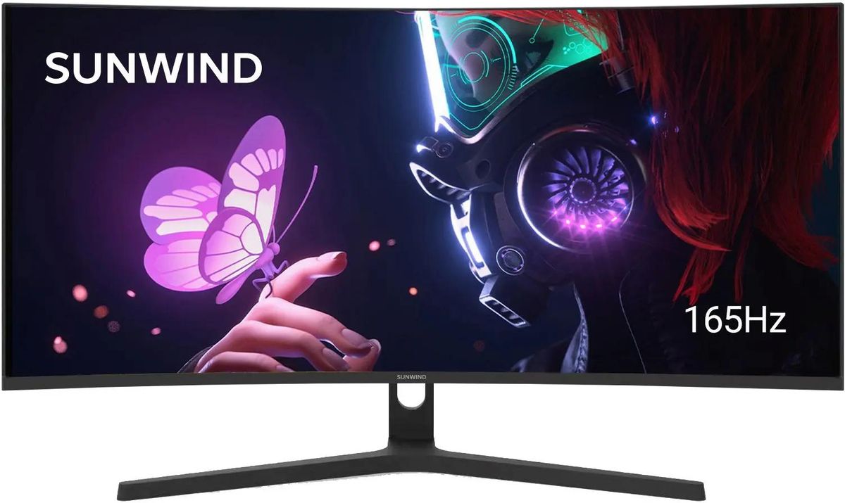 Обзор монитора Sunwind SM-34QV401 (SM34VG01): погружение в мир изогнутых ультрашироких дисплеев