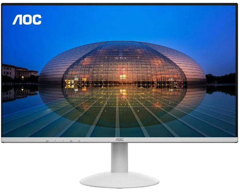 AOC 24B30H3/BW тыльная сторона и разъёмы