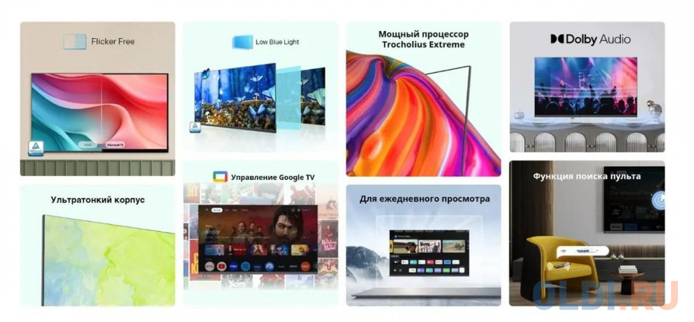 Общий вид телевизора Skyworth 40E55G