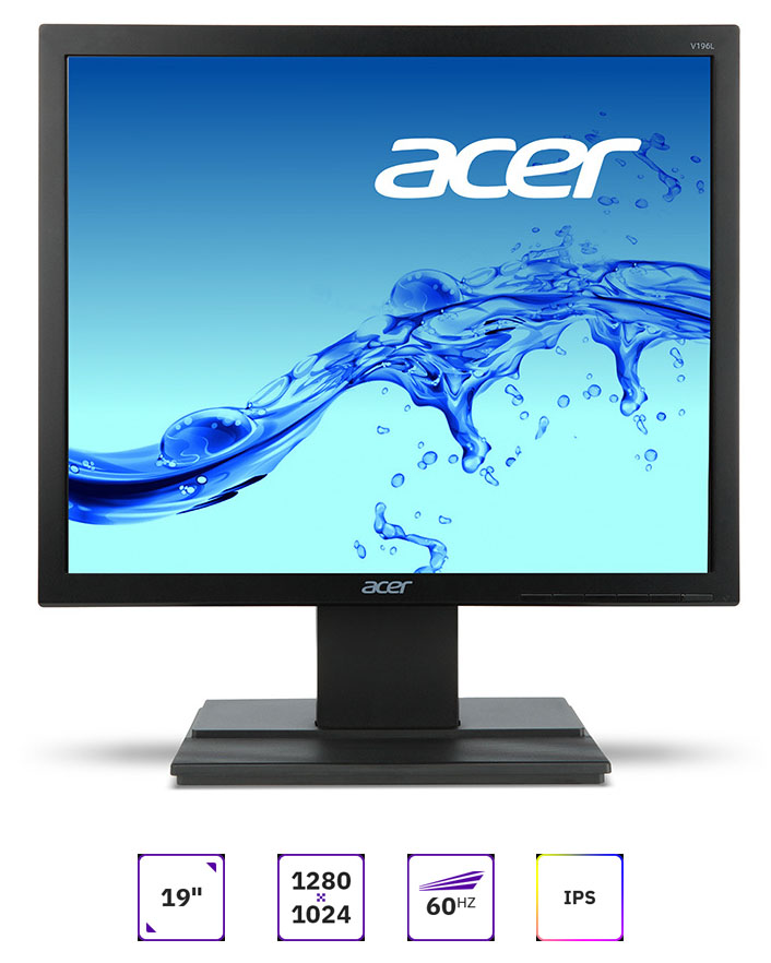 Обзор Acer V196LBb (UM.CV6EE.B02): надежный монитор для рабочих задач с IPS-матрицей