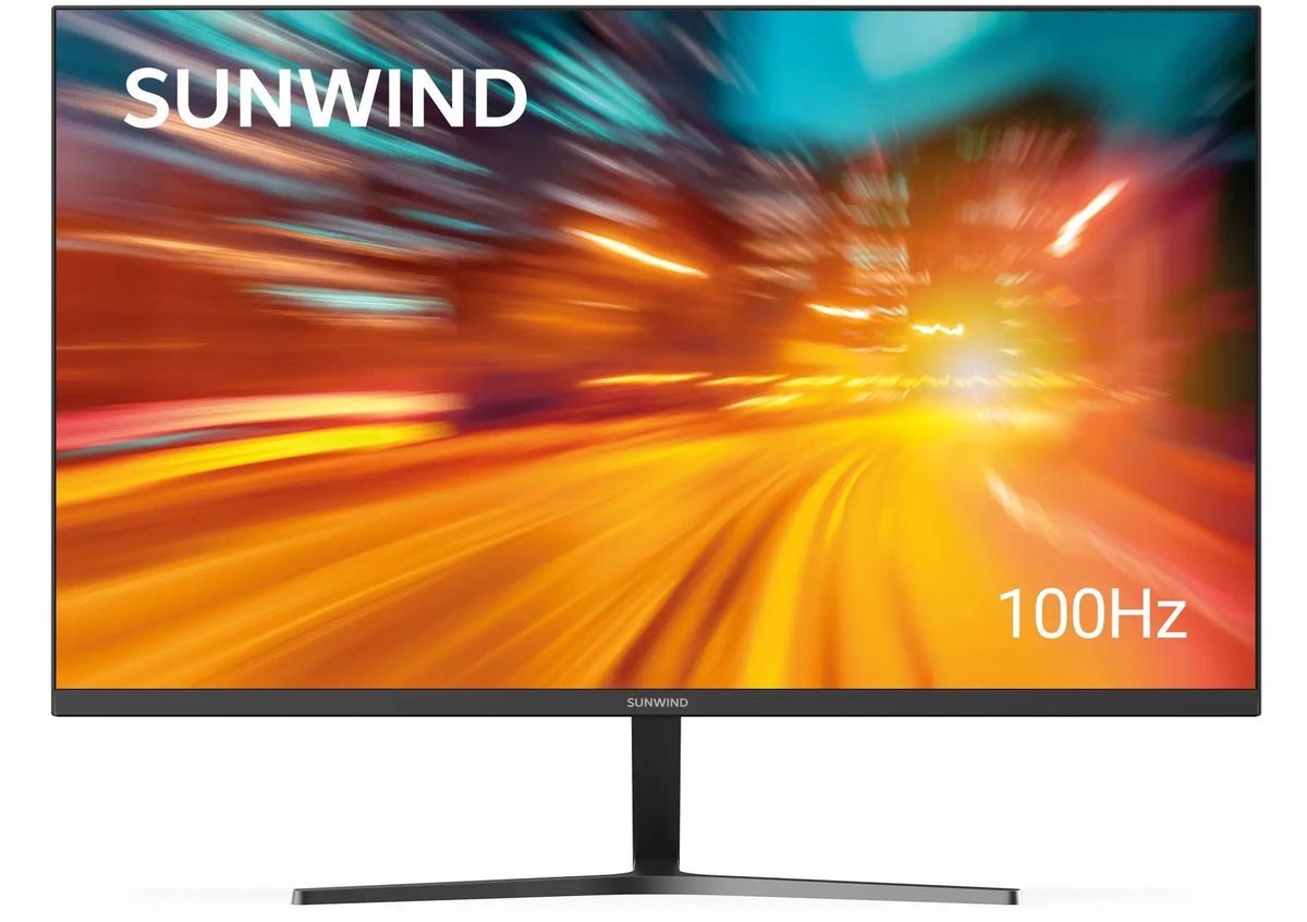 Обзор монитора Sunwind SM24SB02: доступный IPS с частотой 100 Гц для повседневных задач и комфортного гейминга