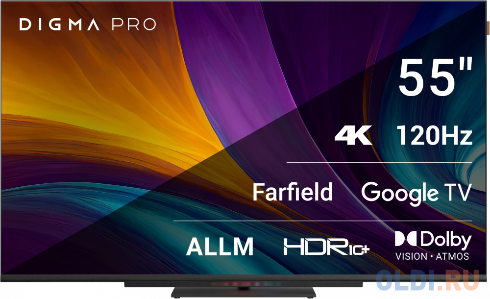 Обзор телевизора Digma UHD 55C: доступная модель с 4K и частотой 120 Гц для современного дома