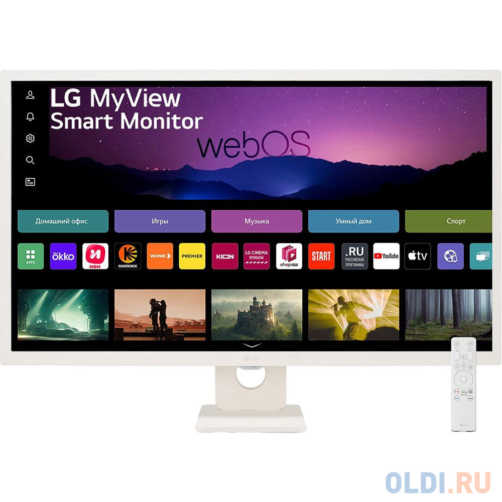 Обзор LG MyView 32SR50F-W: универсальный смарт-монитор для работы и развлечений