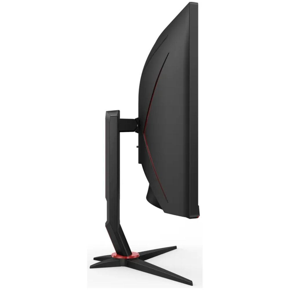 AOC CU34G2XP — вид сбоку, стойка и эргономика