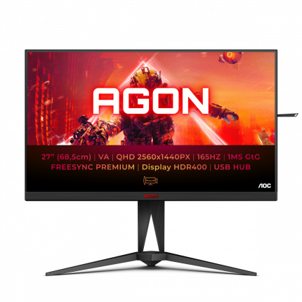 Обзор AOC AG275QXN: быстрая VA-панель 165 Гц для игр и развлечений