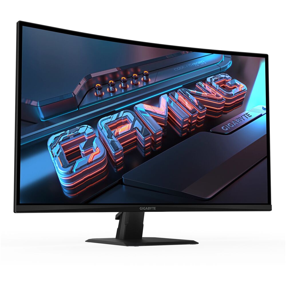 Gigabyte GS32QCA — экран в работе, игровой сценарий