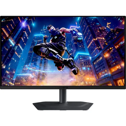 Gigabyte MO27Q3 — вид сбоку и разъёмы