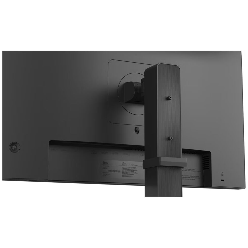 LG 24BA650-B — вид сверху, эргономика рабочего стола