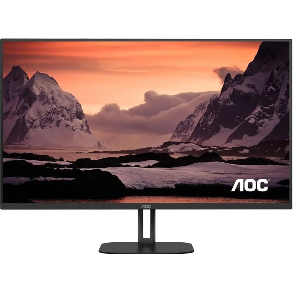 AOC Q32V5E вид сзади и порты