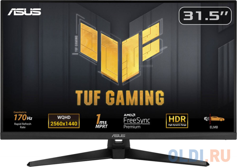 Обзор ASUS TUF Gaming VG32AQA1A: надежный 32-дюймовый VA-монитор с впечатляющей частотой обновления 170 Гц