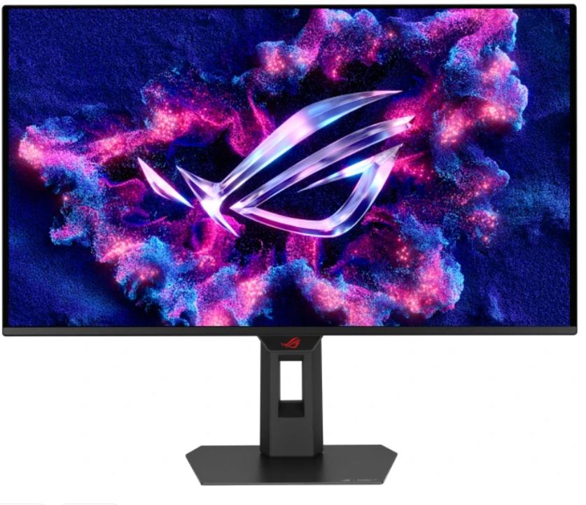 ASUS ROG Strix OLED XG27ACDMS — вид сзади и подставка