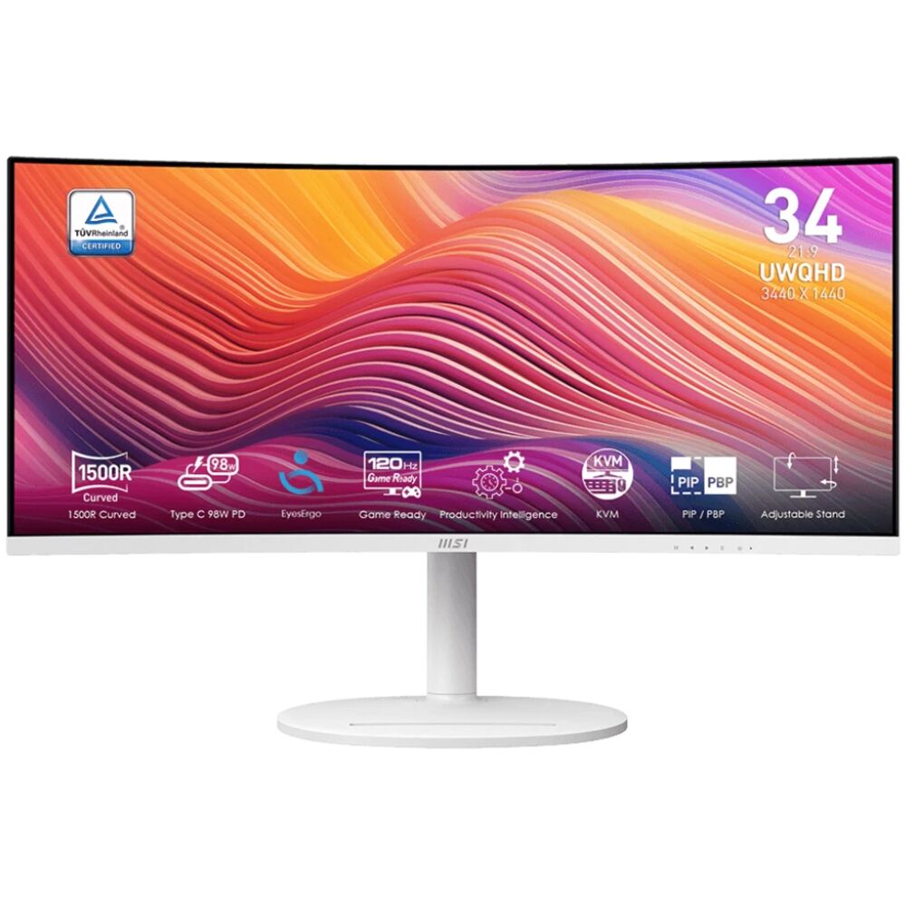 MSI Modern MD342CQPW распаковка