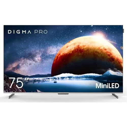 Digma Pro 75Q Mini LED QLED: честный обзор 75-дюймового флагмана с 144 Гц, Dolby Vision IQ и Google TV