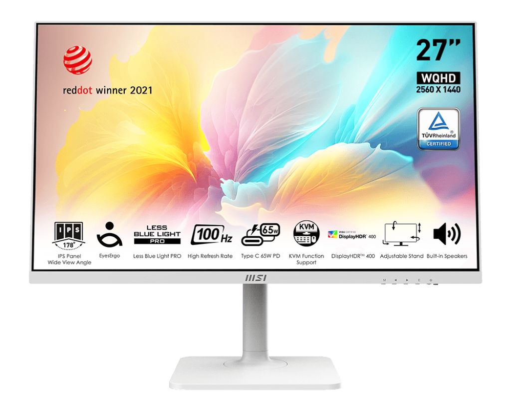 Обзор MSI Modern MD272QXPW: универсальный бизнес-монитор с KVM-переключателем для профессионалов