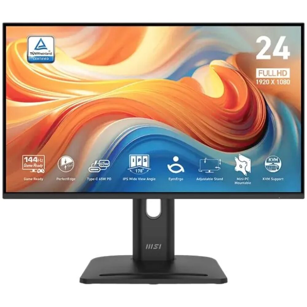 MSI PRO MP273QP вид сзади и порты