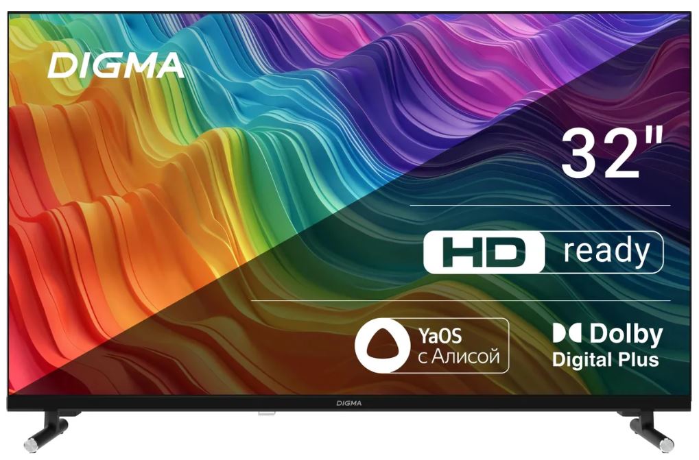 Итоговое фото телевизора Digma DM-LED32SBB32