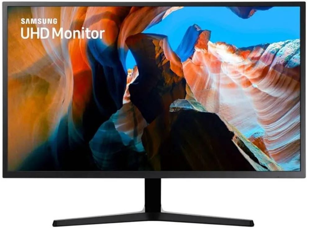 Samsung LU32J590UQMXUE — вид сзади, разъёмы и органы управления