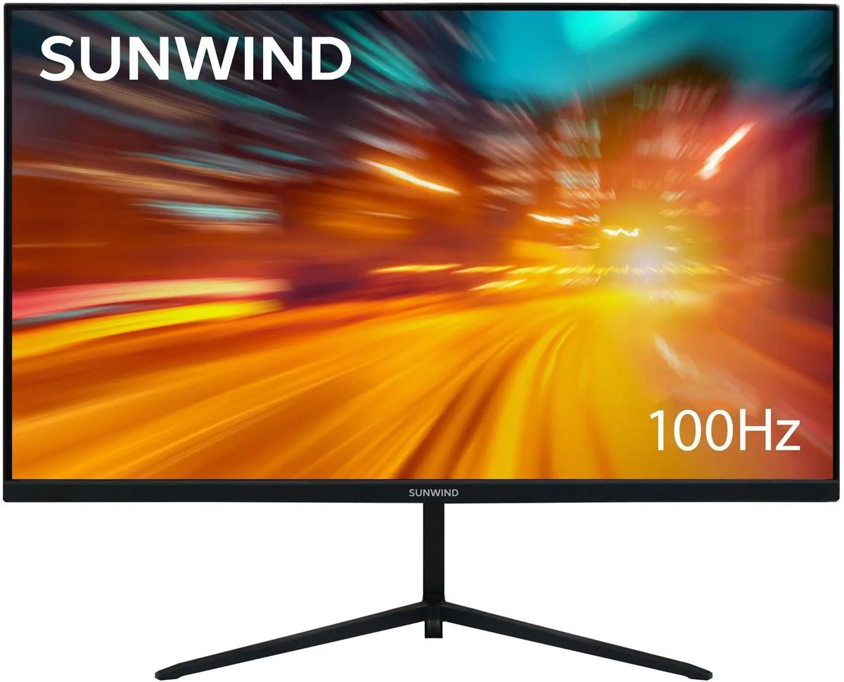 Обзор монитора Sunwind SM24VB01: доступное решение с частотой 100 Гц для повседневных задач и казуального гейминга