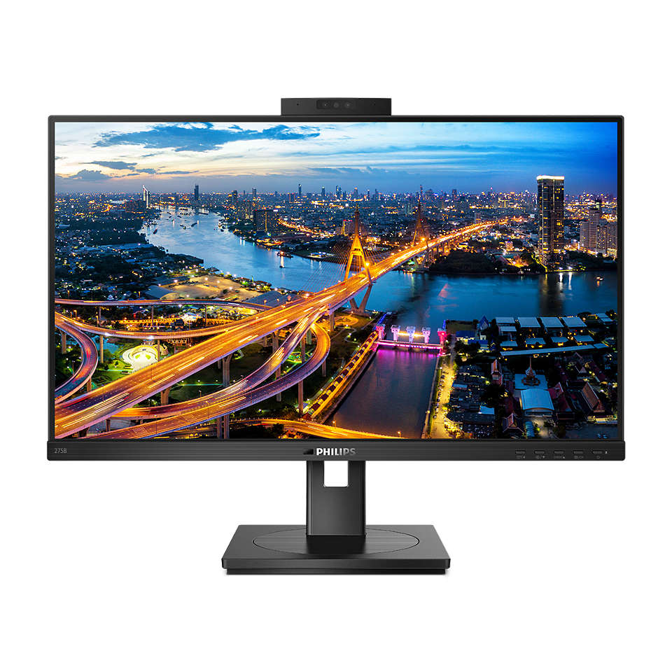 Обзор Philips 275B1H/00: бизнес-монитор с QHD-разрешением и веб-камерой Windows Hello
