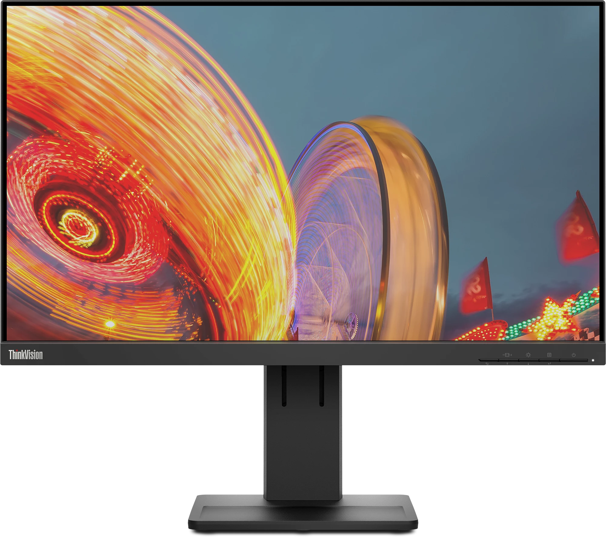 Lenovo ThinkVision E24q-20 разъёмы и подставка